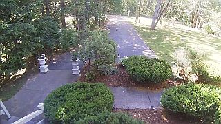 Camera view down driveway